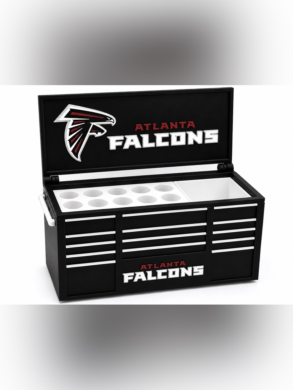 Atlanta Falcons Mini Toolbox Pen And Trinket Holder Desk Top Organizer